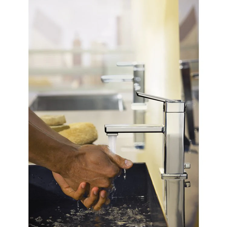 Lavatory Faucet 90 Degree 1 Lever ADA WaterSense Chrome 1.2 Gallons per Minute - Frankwebs