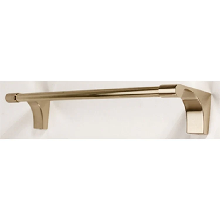 Towel Bar Luna 12 Inch Unlacquered Brass 2-3/4 Inch - Frankwebs