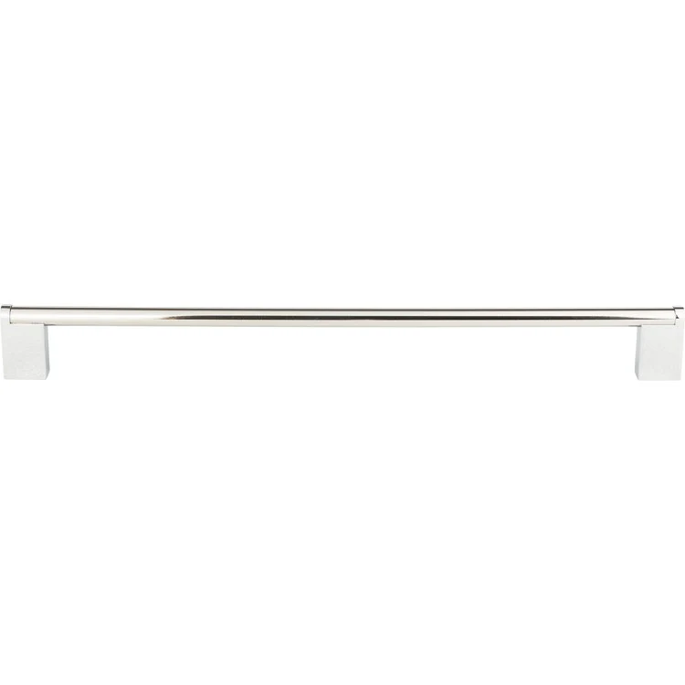 Drawer Pull Atlas Round 3 Point Polished Stainless Steel Stainless Steel & Zinc Alloy 12-5/8 Inch 13-3/8 x 3/8 Inch - Frankwebs