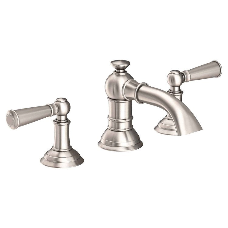 Lavatory Faucet Aylesbury Widespread 8 to 20 Inch Spread 2 Lever ADA White 1.2 Gallons per Minute Brass Spout Height 1-13/16 Inch - Frankwebs