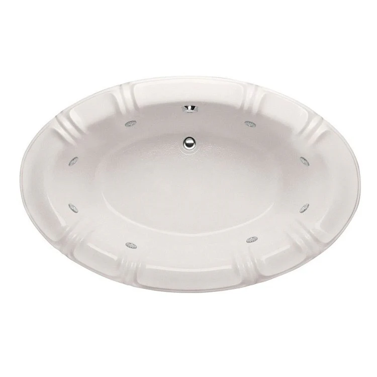 Soaking Tub Designer Collection Alyssa 78 x 48 Inch Drop-In Tub Only Center Biscuit Acrylic - Frankwebs