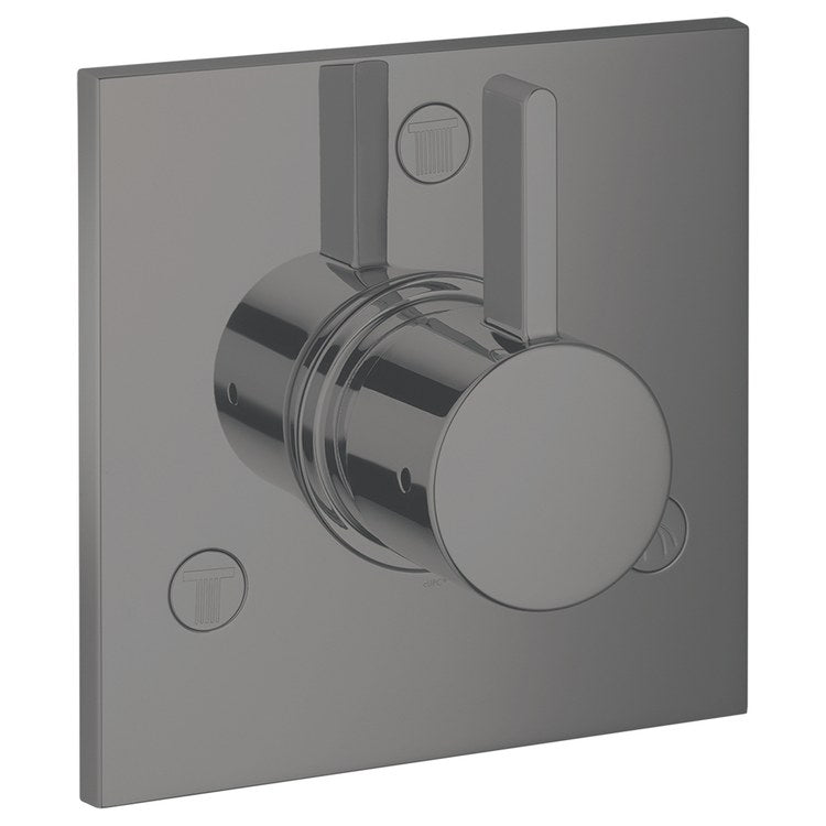 Diverter Trim Ecostat Trio/Quattro Matte Black 1 Lever ADA - Frankwebs
