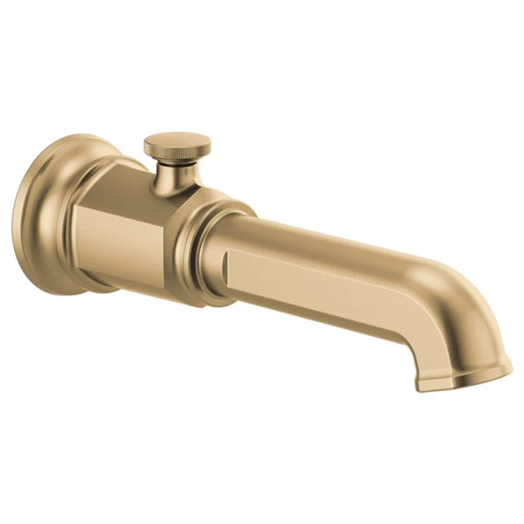 Tub Spout Invari Pull Up Diverter Polished Chrome 18 Gallons per Minute Brass Wall Mount 9-3/4 Inch - Frankwebs
