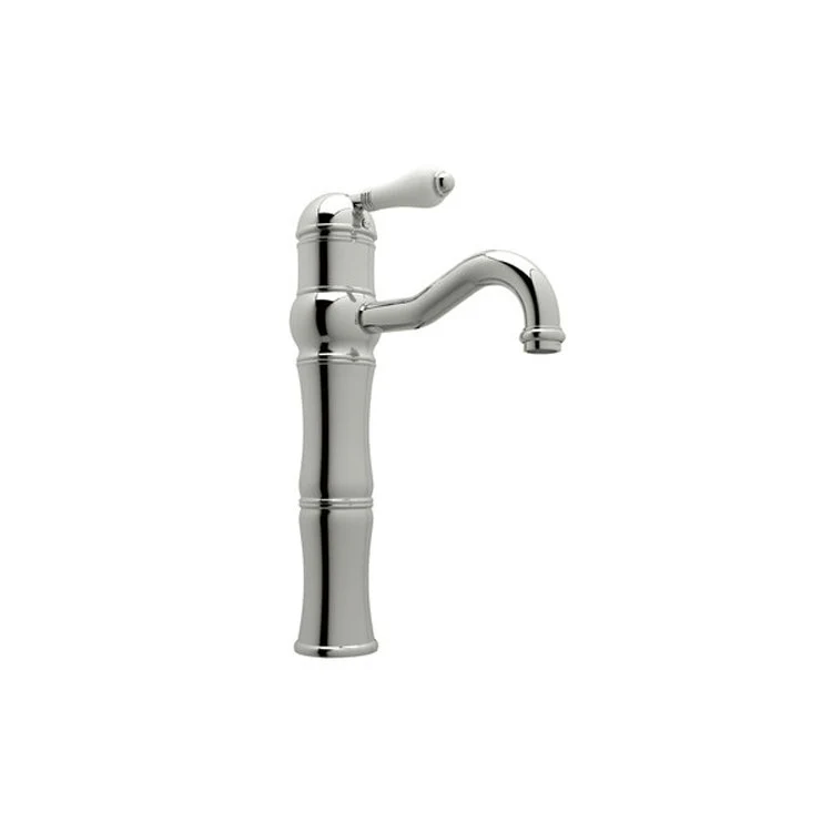 Lavatory Faucet Acqui 1 Porcelain Lever Polished Nickel 1.2 Gallons per Minute - Frankwebs