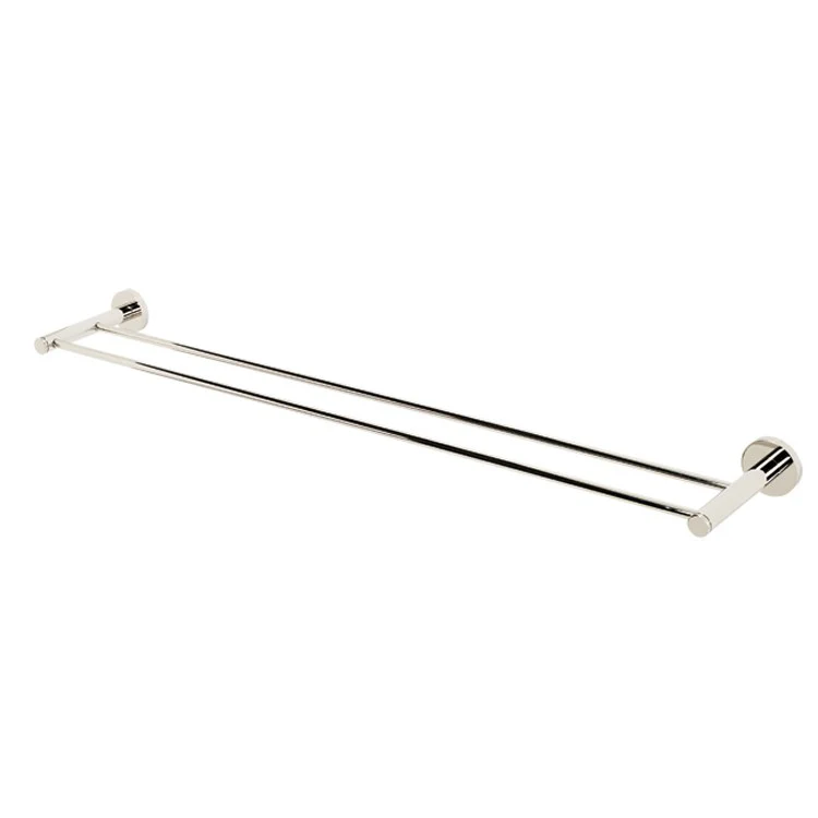 Towel Bar Contemporary I Bath 30 Inch Double Satin Brass 5-5/16 Inch - Frankwebs