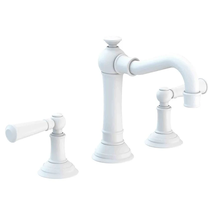 Lavatory Faucet Jacobean Widespread 8 to 20 Inch Spread 2 Lever ADA Flat Black 1.2 Gallons per Minute Brass Spout Height 4-3/16 Inch - Frankwebs