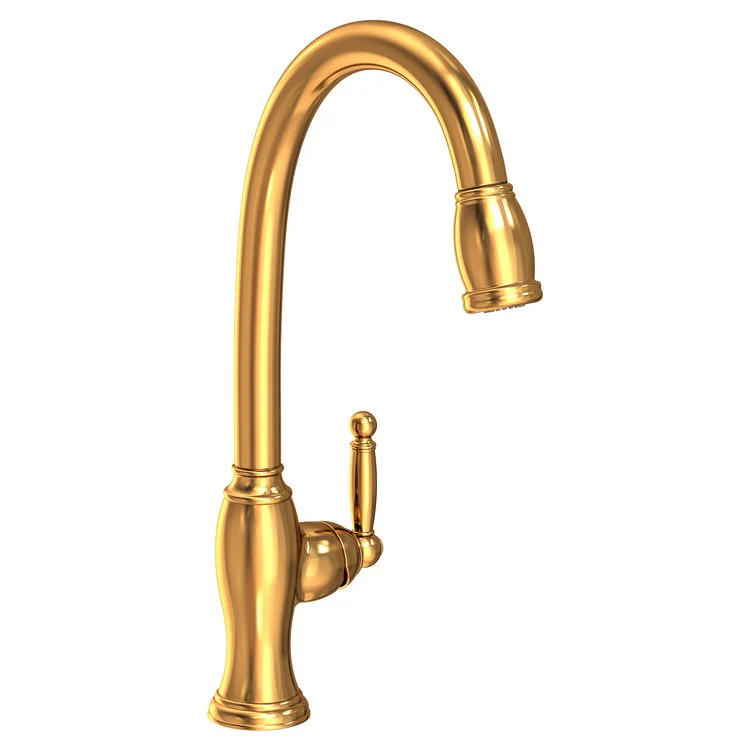 Kitchen Faucet Nadya 1 Lever ADA Matte White Pull Down Spout Height 11-3/4 Inch 1.8 Gallons per Minute - Frankwebs