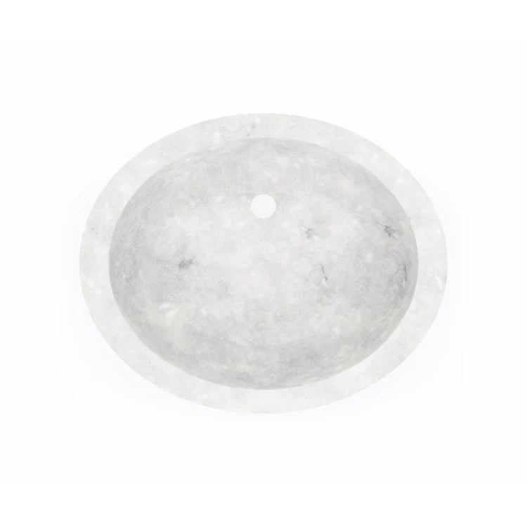 Lavatory Bowl Single Bowl Undermount 16 x 13 Inch Ice 5-5/8 Inch ADA - Frankwebs