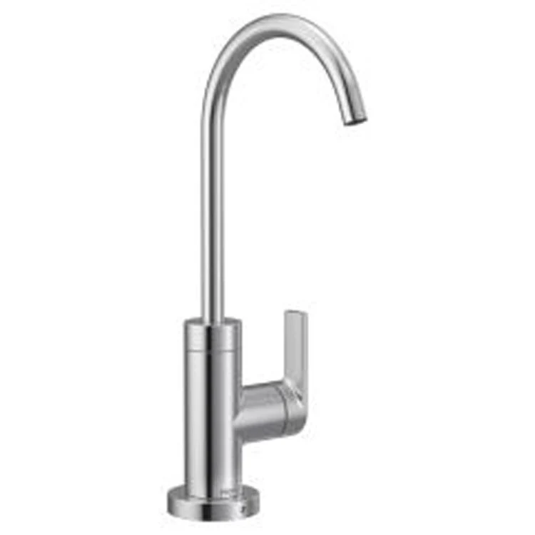 Beverage Faucet Sip Modern 1 Lever ADA Black/Stainless Steel - Frankwebs