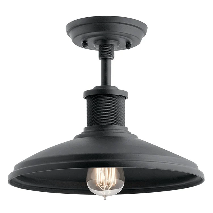 Allenbury Single-Light Outdoor Pendant/Semi-Flush Mount Ceiling Fixture - Frankwebs