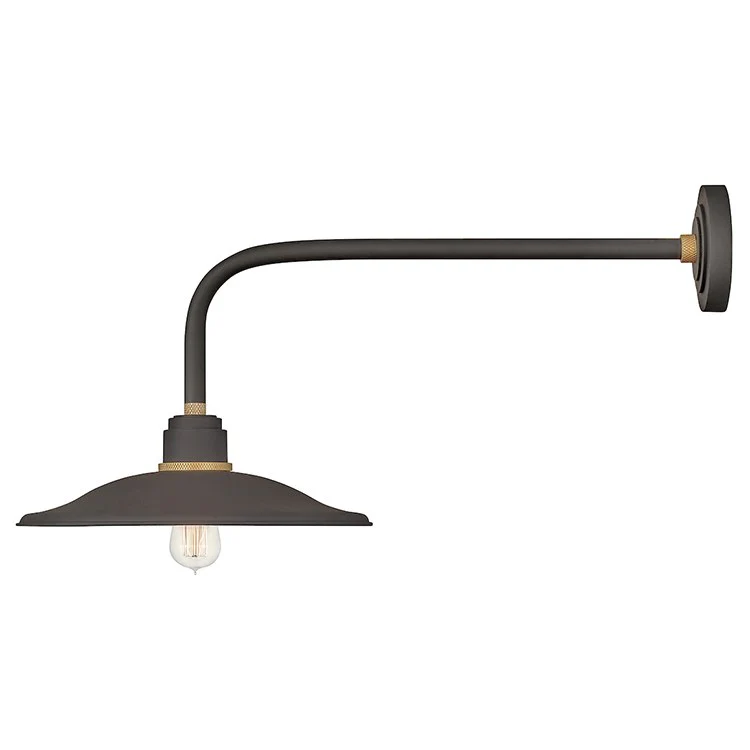 Foundry Single-Light Large Outdoor Wall Sconce - Frankwebs