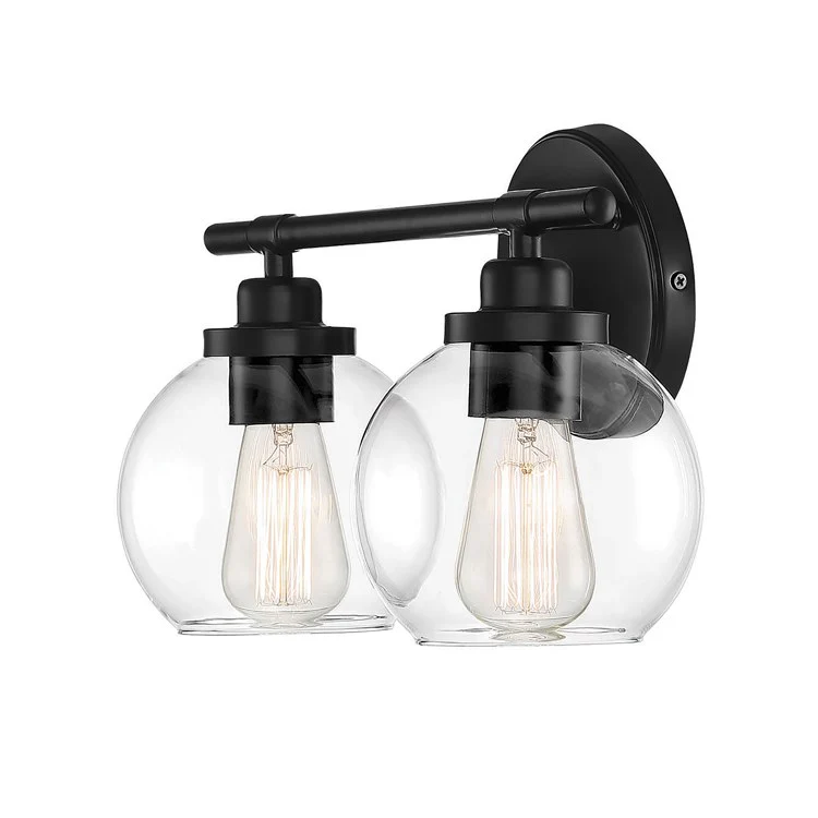 Carson Two-Light Bathroom Vanity Fixture - Frankwebs