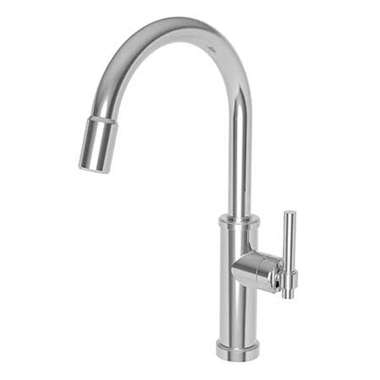 Kitchen Faucet Seager 1 Lever ADA Polished Brass Uncoated Living Pull Down Spout Height 10-4/5 Inch 1.8 Gallons per Minute - Frankwebs