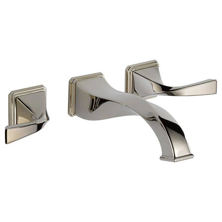 Virage Two Handle Wall-Mount Bathroom Faucet with Grid Strainer - Frankwebs