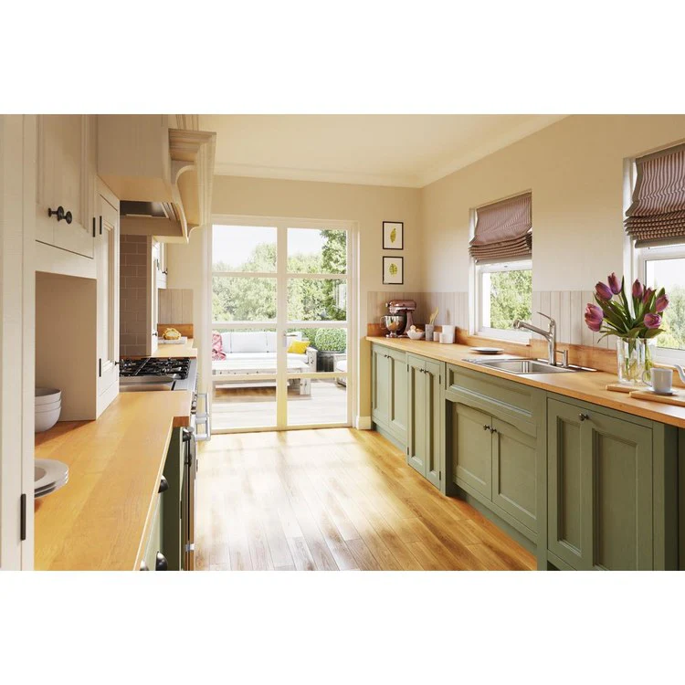 Kitchen Sink Lustertone Classic 25 x 22 Inch Single Bowl with Perfect Drain 5 Hole Lustrous Satin Drop-In - Frankwebs