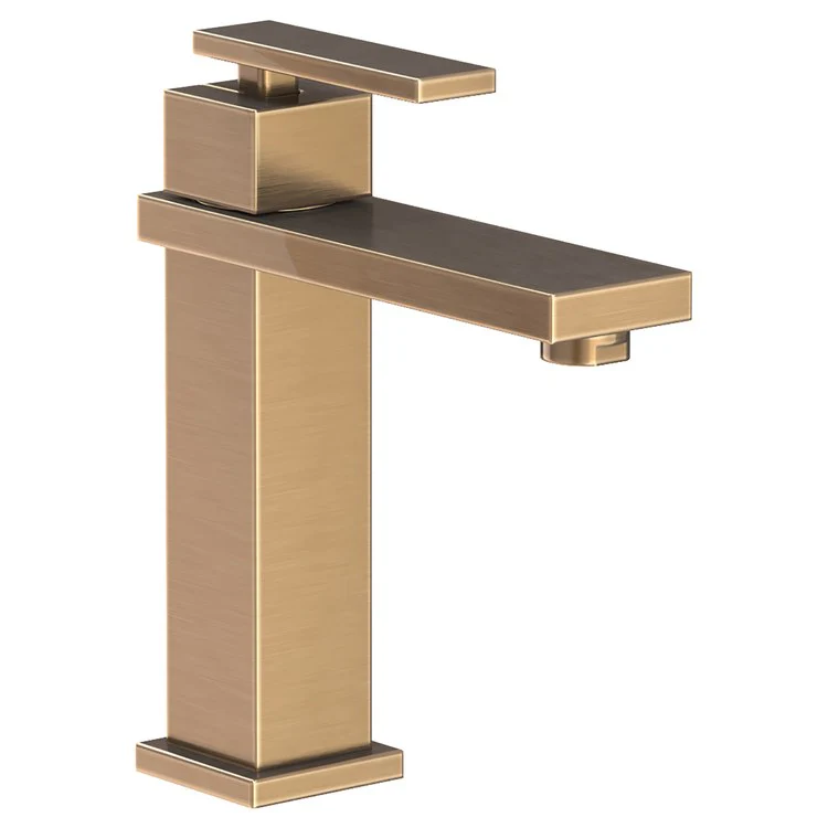Lavatory Faucet Skylar 1 Lever ADA Satin Brass PVD 1.2 Gallons per Minute Brass Spout Height 5-1/7 Inch - Frankwebs