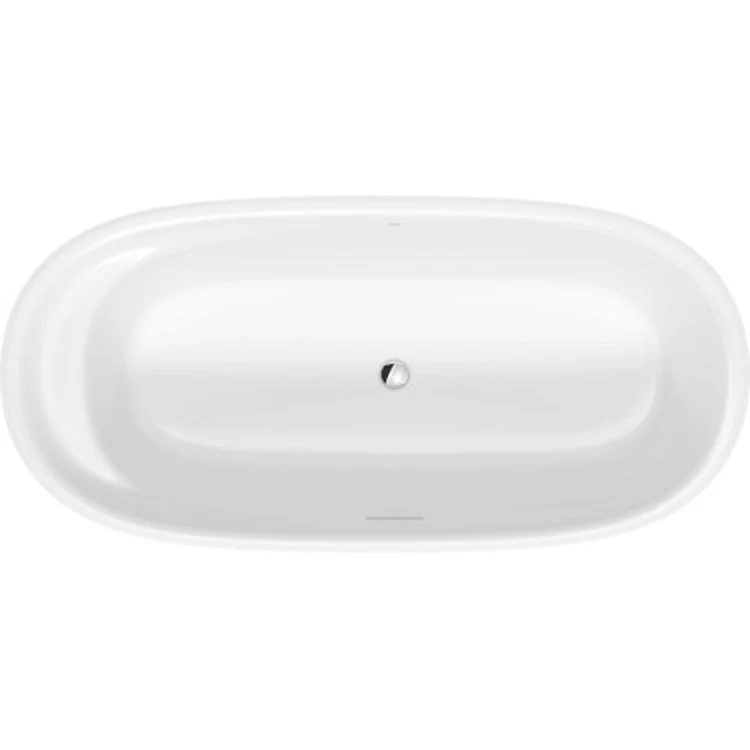 Freestanding Tub Cape Cod 73 x 35 Inch with 2 Backrest Slopes White Center Drain Oval - Frankwebs