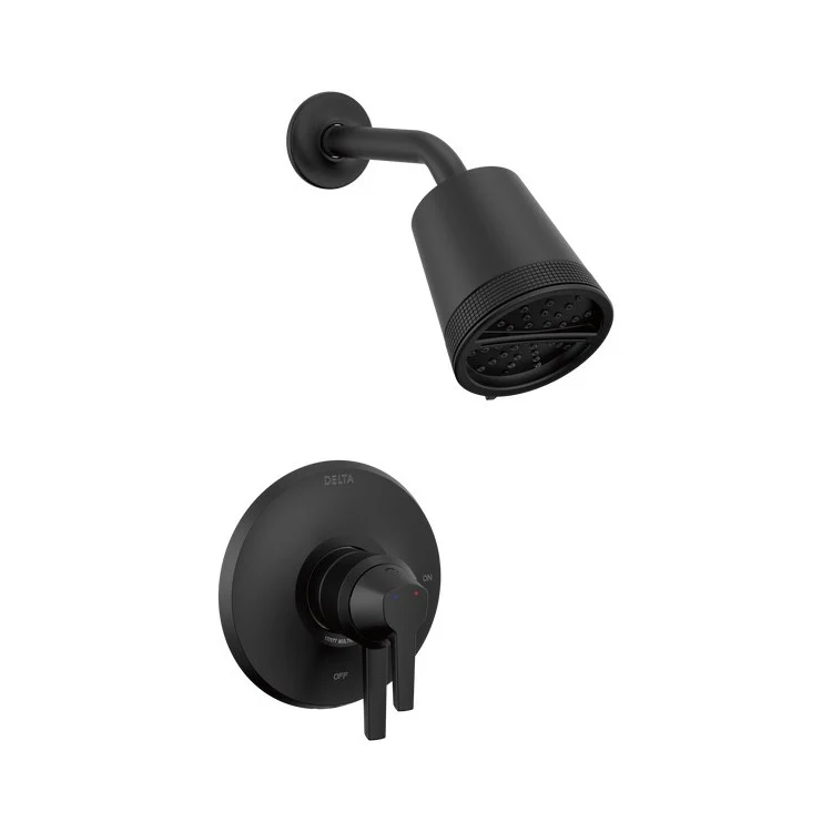 Shower Trim Galeon 17S with Cylinder Showerhead and Touch-Clean 1 Lever Lumicoat Chrome ADA 1.75 Gallons per Minute 3 Function - Frankwebs