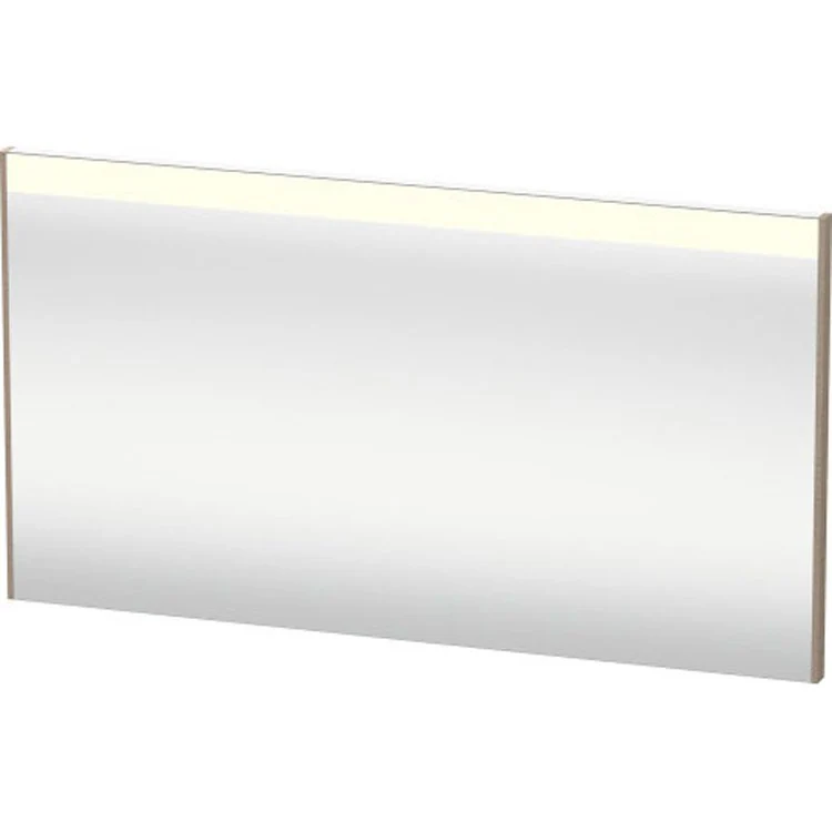 Mirror Brioso 52 x 27-1/2 Inch Dark Walnut with Lighting Rectangle 1-3/8 Inch Right Sensor Switch - Frankwebs