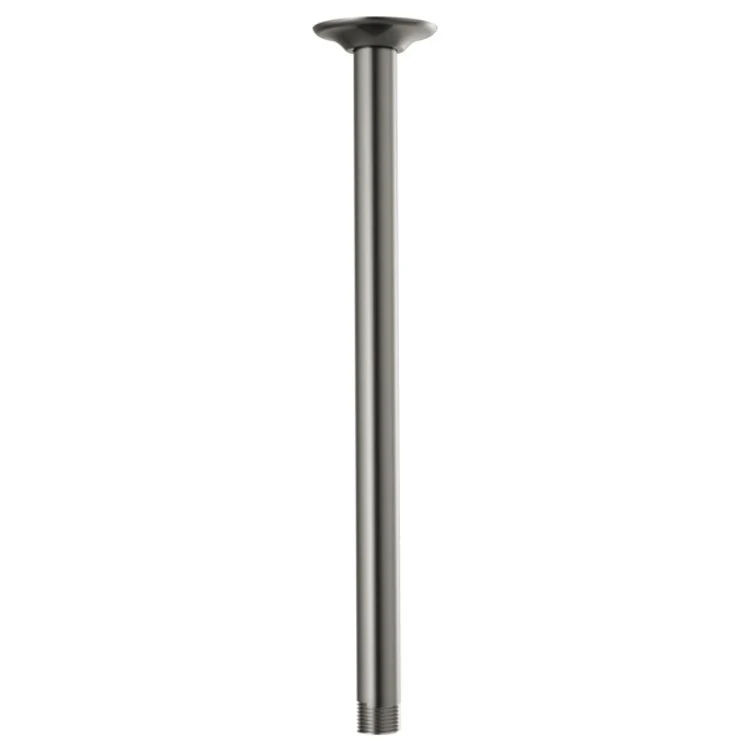 Shower Arm Universal Showering with Round Flange Brilliance Luxe Nickel 14 Inch 1/2