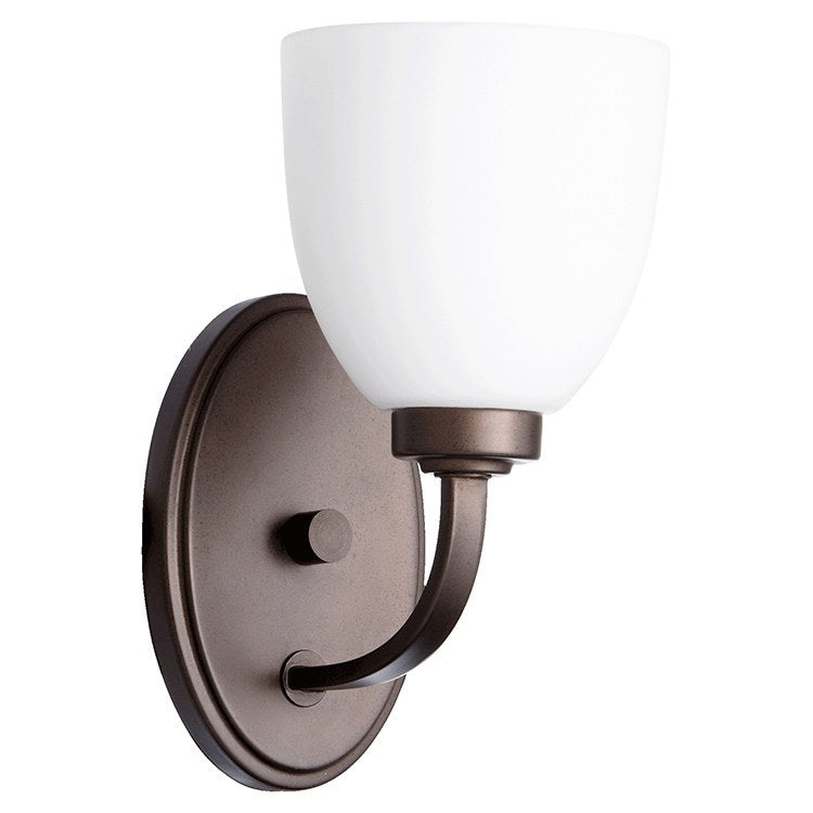 Reyes Single-Light Bathroom Wall Sconce - Frankwebs