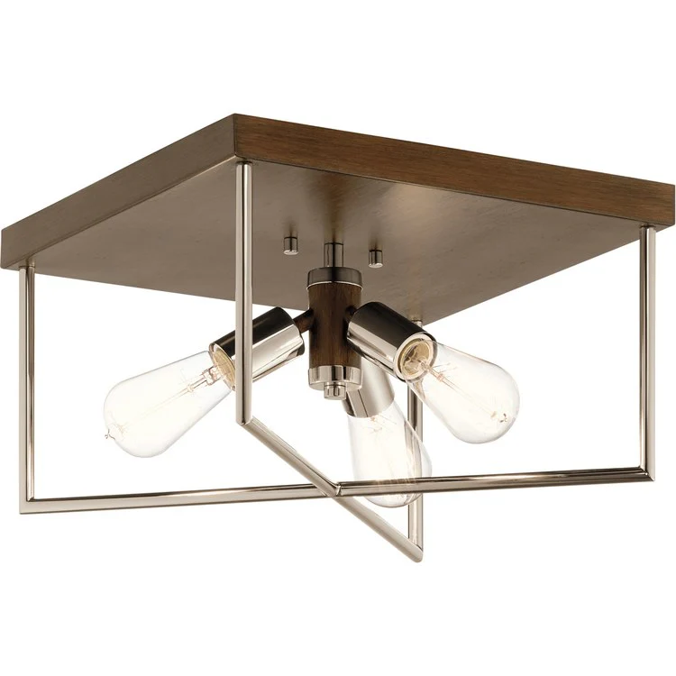 Tanis Three-Light Flush Mount Ceiling Fixture - Frankwebs