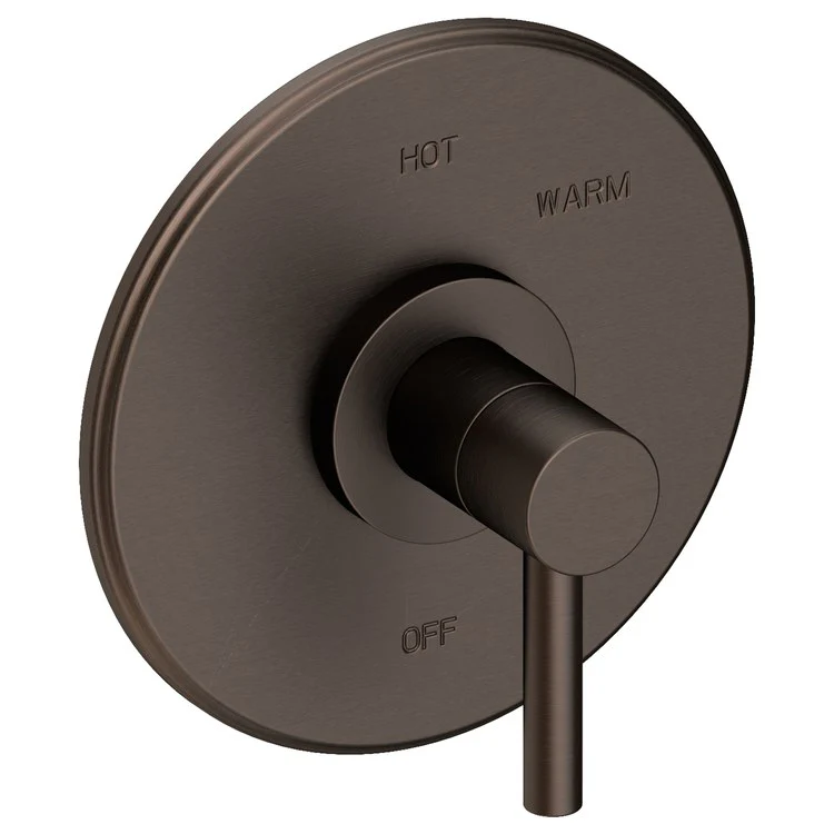 Pressure Balance Valve Trim East Linear Round 1 Lever Antique Copper ADA Depth 3 Inch - Frankwebs