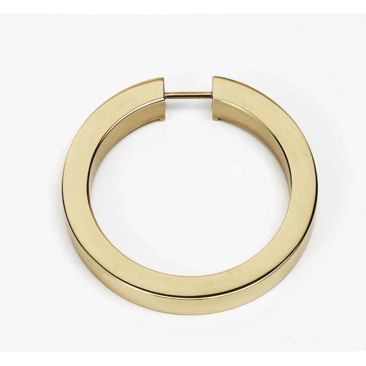 Ring Flat Round Polished Nickel 3 Inch Brass - Frankwebs