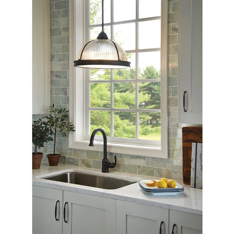 Pratt Street Prismatic Two-Light LED Pendant - Frankwebs