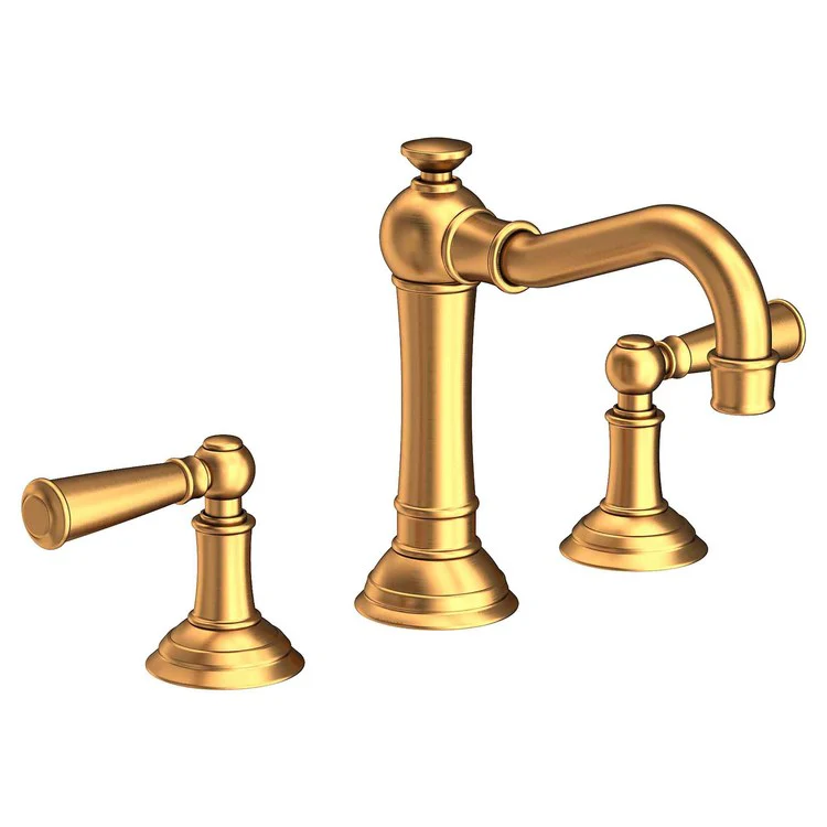 Lavatory Faucet Jacobean Widespread 8 to 20 Inch Spread 2 Lever ADA Flat Black 1.2 Gallons per Minute Brass Spout Height 4-3/16 Inch - Frankwebs