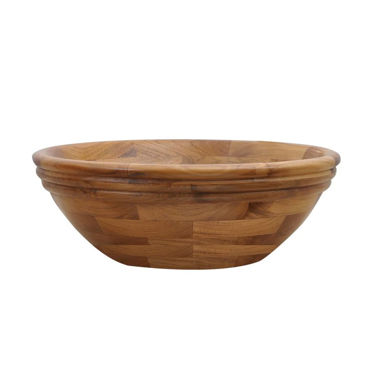 Vessel Cocora Above Counter 17-1/8 Inch Teak Natural Wood - Frankwebs