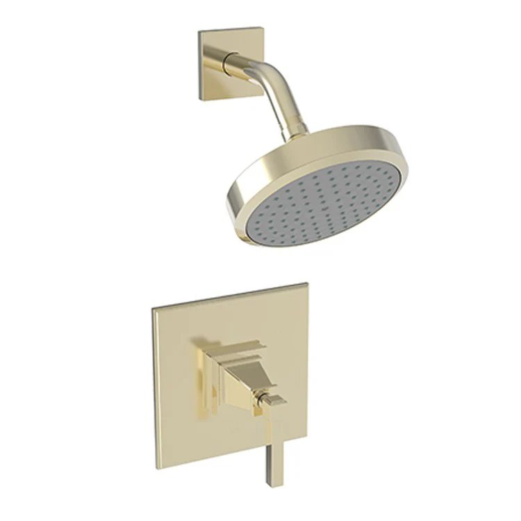 Shower Trim Malvina Pressure Balanced Square Face Plate 1 Lever Forever Brass PVD ADA 1.8 Gallons per Minute 1 Function - Frankwebs