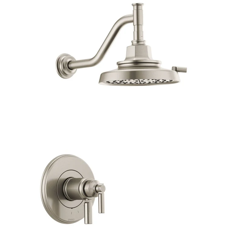Shower Trim Invari TempAssure Thermostatic 2 Lever Brilliance Luxe Gold ADA 1.75 Gallons per Minute 6-13/16 Inch - Frankwebs