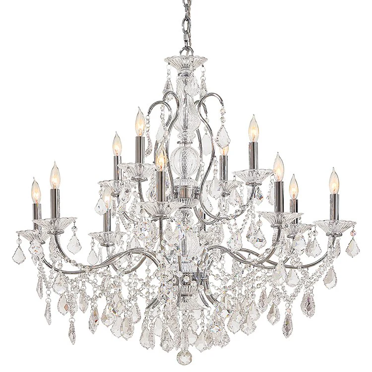 Vintage Collection Twelve-Light Two-Tier Chandelier - Frankwebs