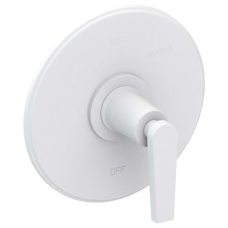 Pressure Balance Valve Trim Dorrance Round 1 Lever Midnight Chrome ADA Depth 3-1/6 Inch - Frankwebs