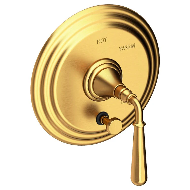 Bevelle Pressure Balance Tub/Shower Valve Trim Only with Lever Handle - Midnight Chrome - Frankwebs