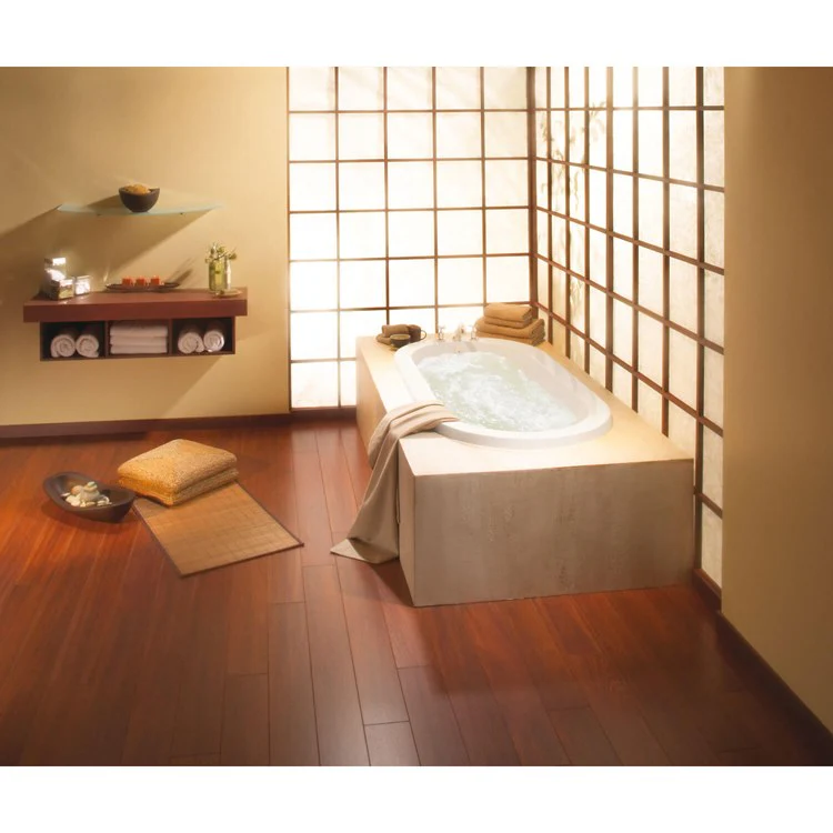 Tub Aigo 72 x 36 x 23-1/2 Inch Undermount with Hydrofeel End White Acrylic - Frankwebs