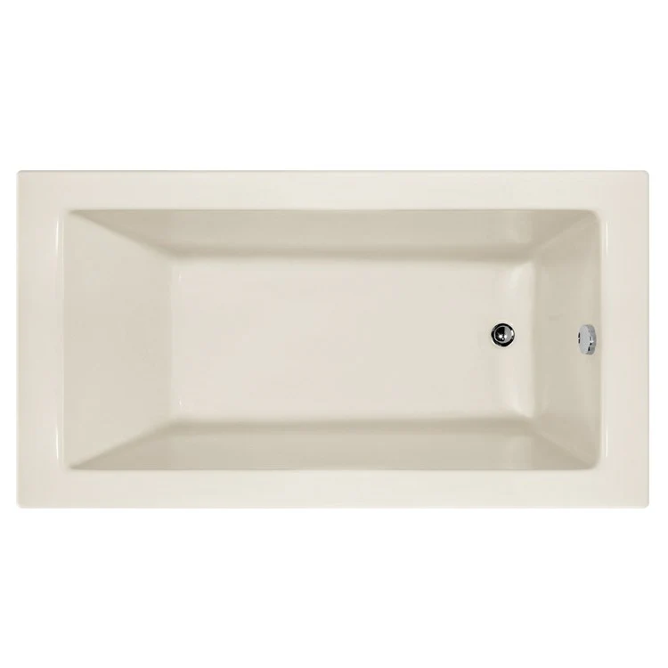 Soaking Tub Designer Collection Sydney 72 x 40 Inch Alcove Tub Only Right Hand Biscuit Acrylic - Frankwebs