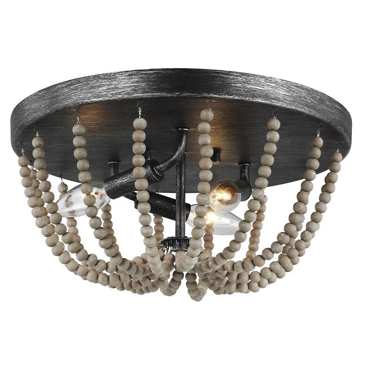 Oglesby Three-Light Flush Mount Ceiling Fixture - Frankwebs