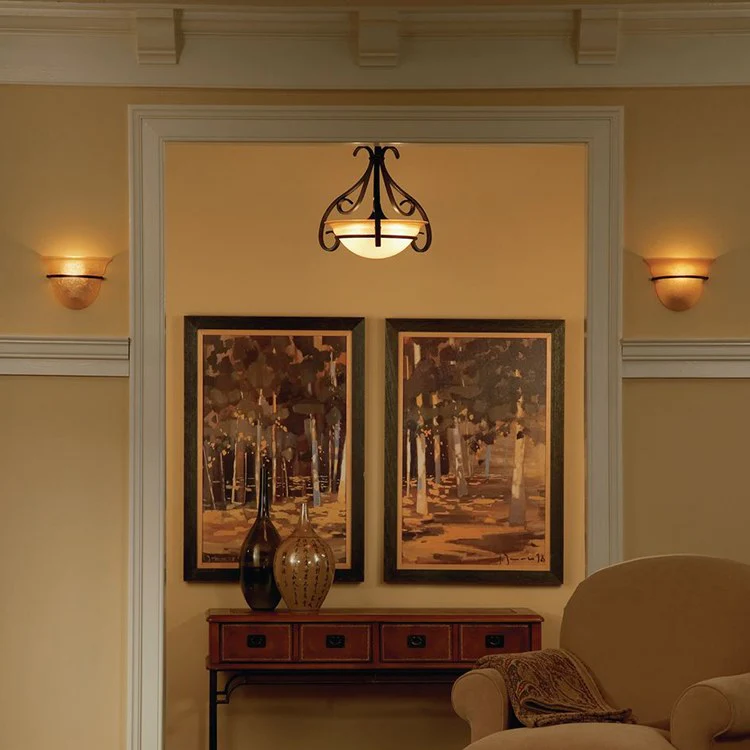 Torino Three-Light Semi-Flush Mount Ceiling Light - Frankwebs