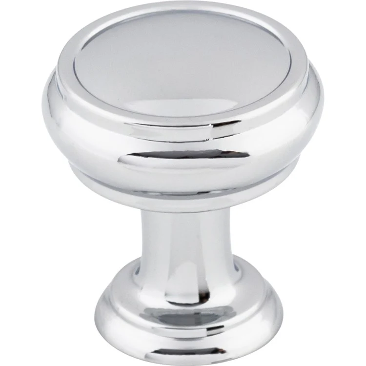 Knob Serene Eden Round for Decorative Hardware Polished Nickel Zinc Alloy 1 Inch - Frankwebs