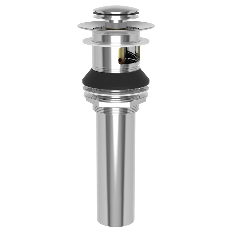 Push Drain Lavatory Drain Aged Brass Brass for 1-5/8IN to 1-3/4IN Openings - Frankwebs