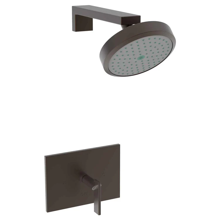 Metro Pressure Balance Shower Trim with Lever Handle - Antique Copper - Frankwebs