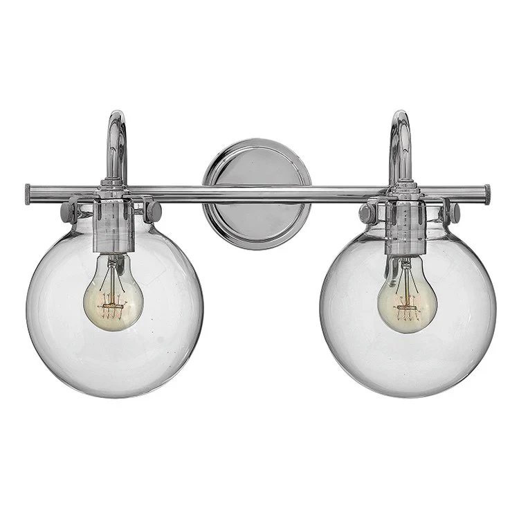 Congress Two-Light Bathroom Lighting Fixture - Frankwebs