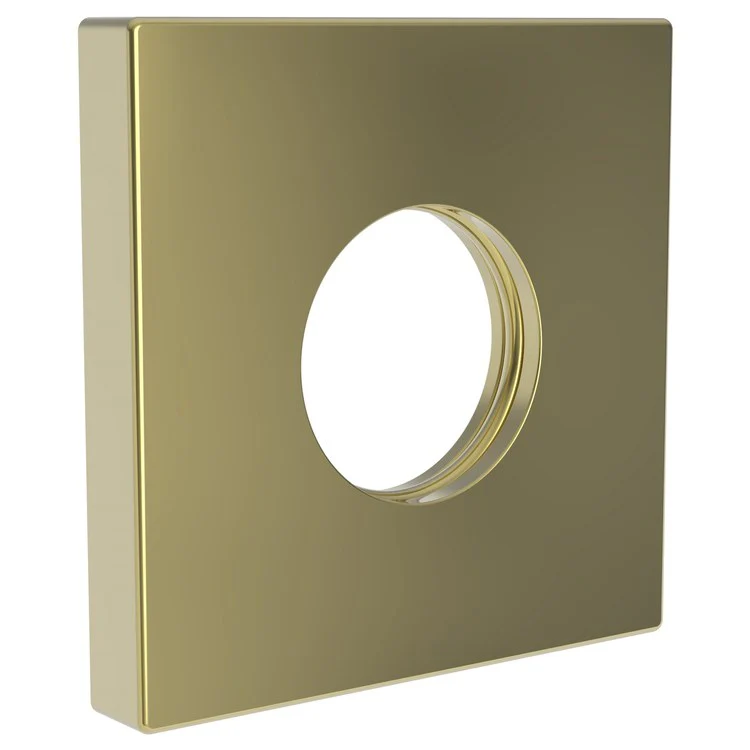 Shower Arm Flange Square Midnight Chrome 2-1/2 Inch Brass - Frankwebs