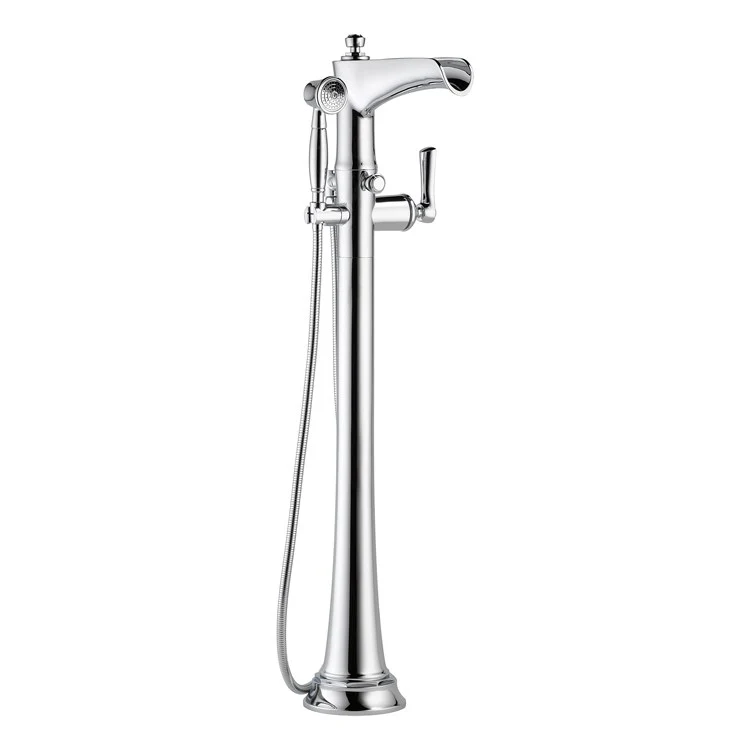 Rook Single Handle Freestanding Tub Filler with Handshower - Frankwebs