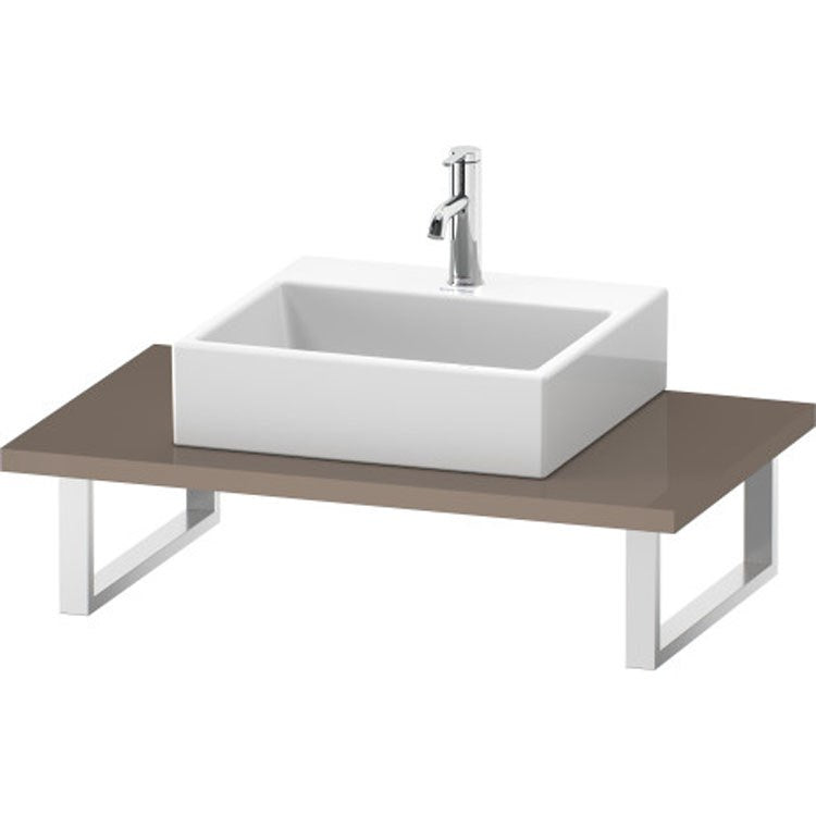 Lavatory Console L-Cube Brushed Oak Single Basin 31-1/2 x 21-5/8 Inch 1-1/8 Inch - Frankwebs