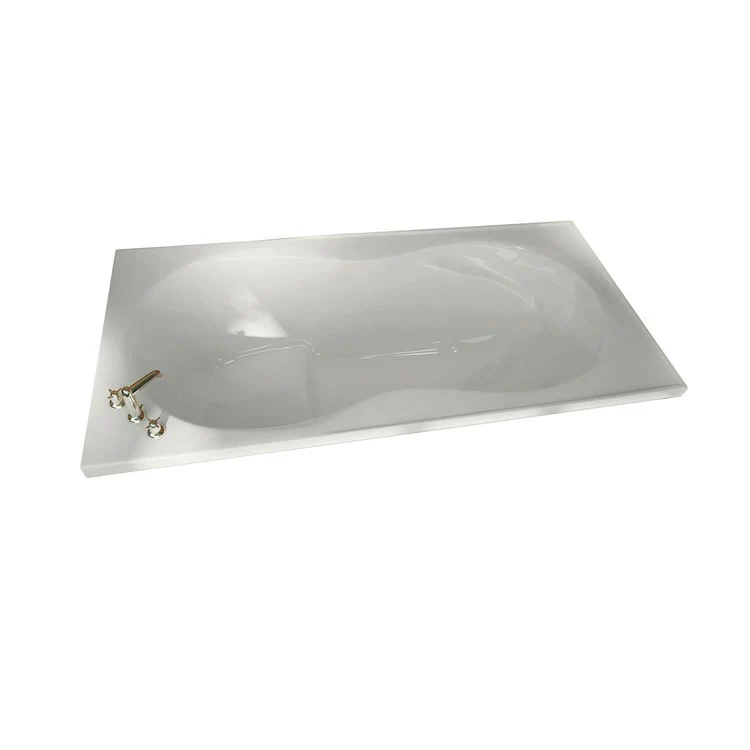 Tub Melodie 66 x 33 Inch Alcove Hydromax Center White Acrylic - Frankwebs