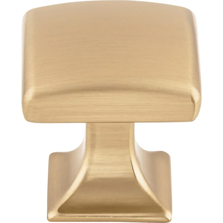 Knob Transcend Contour Square Honey Bronze Zinc Alloy 1-1/8 Inch - Frankwebs