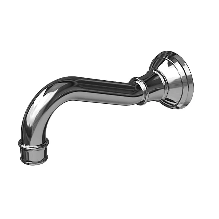 Tub Spout Jacobean Matte White 10-1/3 Inch Brass - Frankwebs